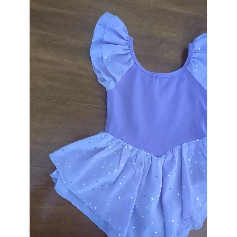 Girls Gymnastics and Ballet Dance leotards size 110 GUC